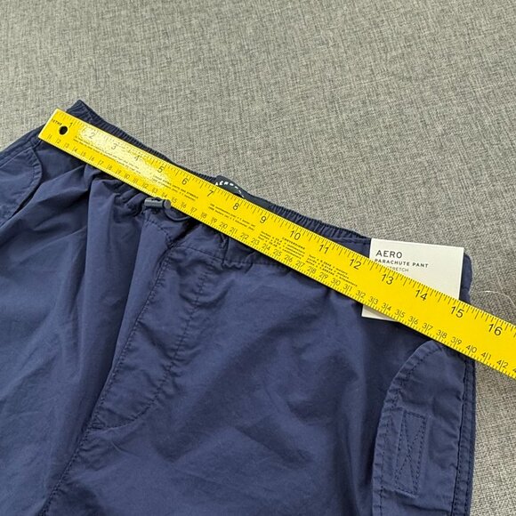 NEW! Aeropostale AERO‎ Parachute Pants Blue Pockets Small $59.95 Baggy Cotton - Picture 11 of 13
